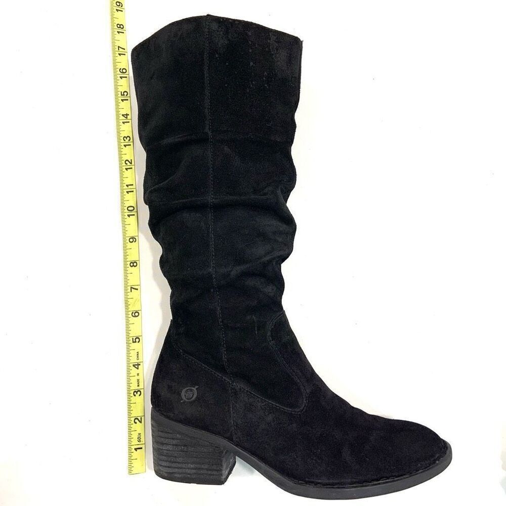 BORN Suede Slouch Boots (Sz 8.5) - Picture 8 of 12